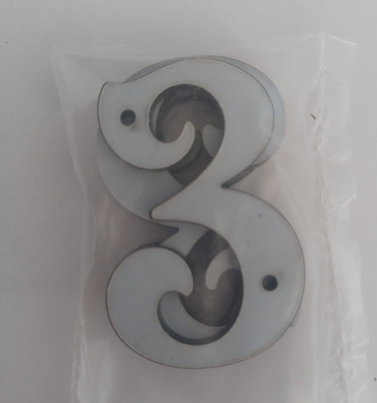 Black Acrylic Numbers - 50mm tall - 3 pack - End of line