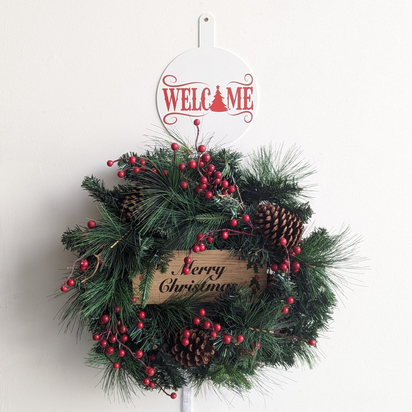 Christmas Wreath Door Hanger