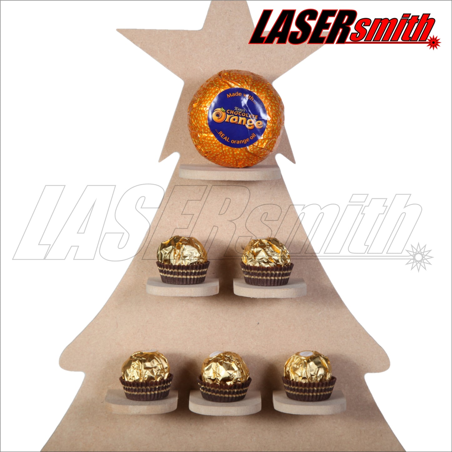 Christmas Tree Advent Calendar for Chocolate Eggs