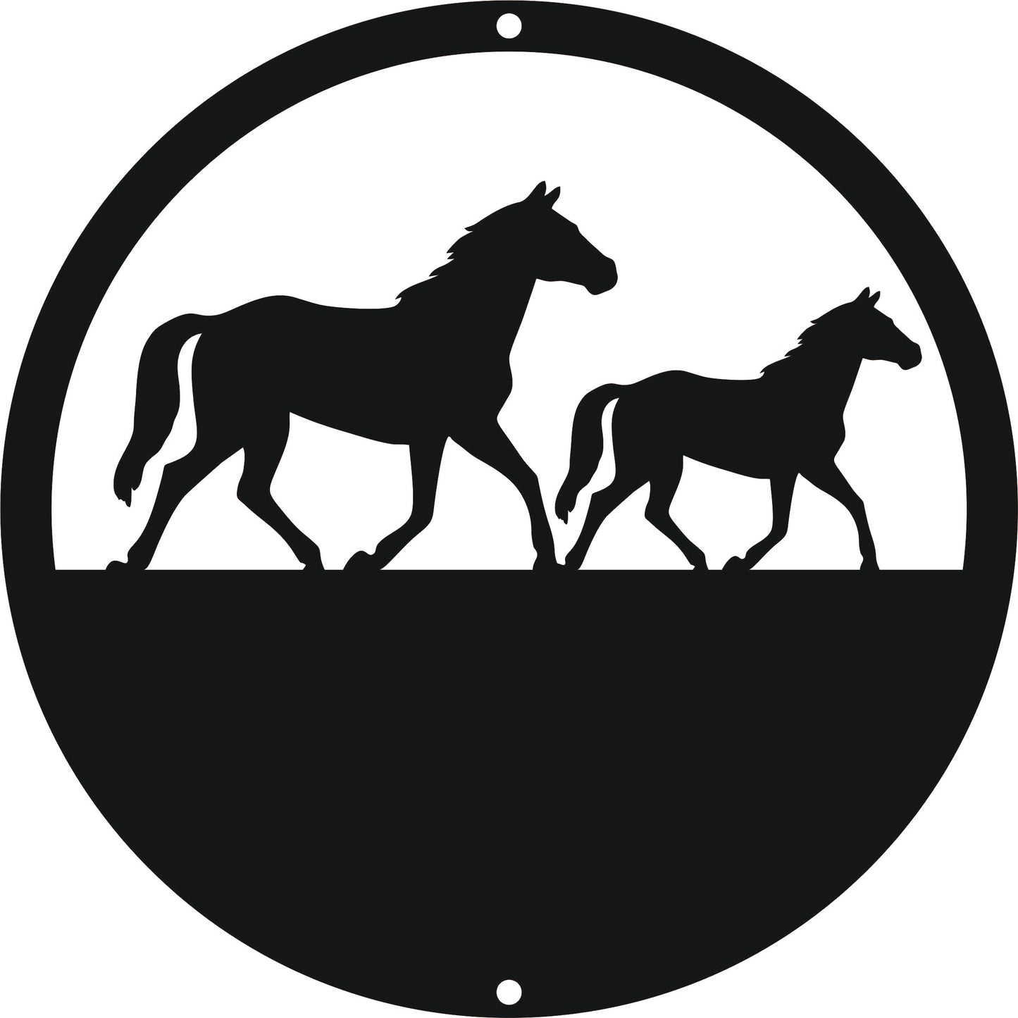 Horse and foal Wall Sign